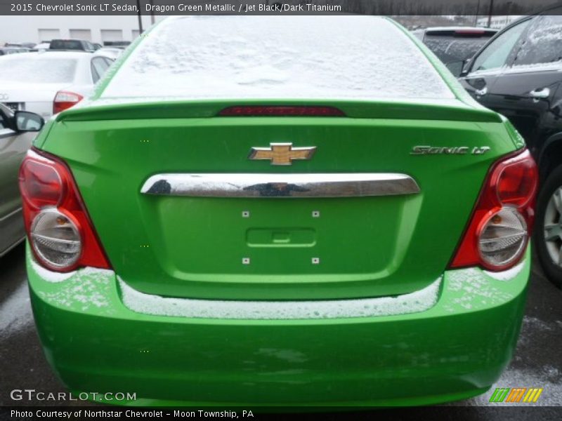 Dragon Green Metallic / Jet Black/Dark Titanium 2015 Chevrolet Sonic LT Sedan