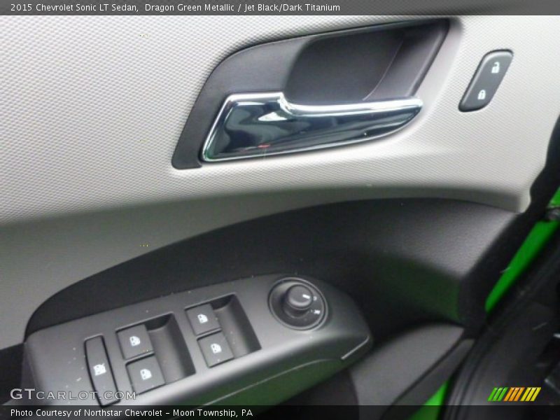 Dragon Green Metallic / Jet Black/Dark Titanium 2015 Chevrolet Sonic LT Sedan