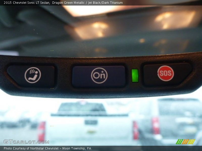 Dragon Green Metallic / Jet Black/Dark Titanium 2015 Chevrolet Sonic LT Sedan
