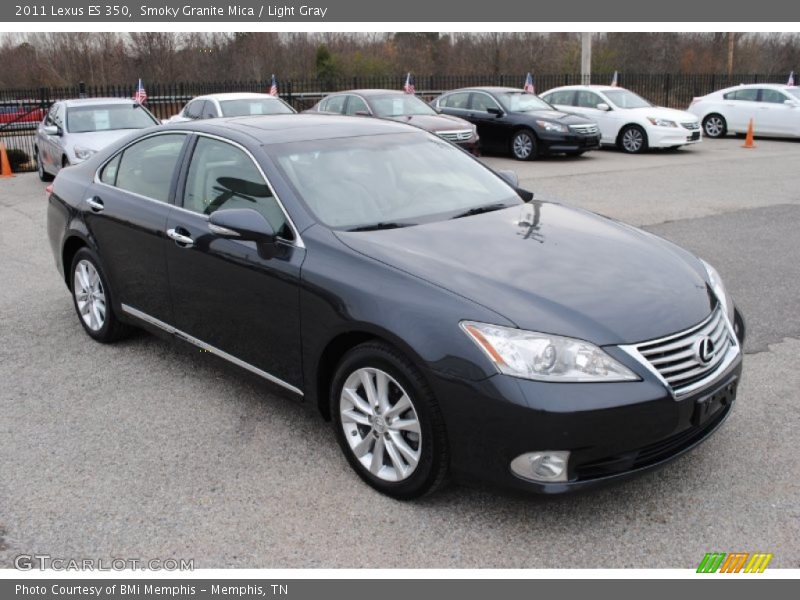 Smoky Granite Mica / Light Gray 2011 Lexus ES 350