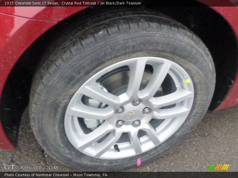 Crystal Red Tintcoat / Jet Black/Dark Titanium 2015 Chevrolet Sonic LT Sedan