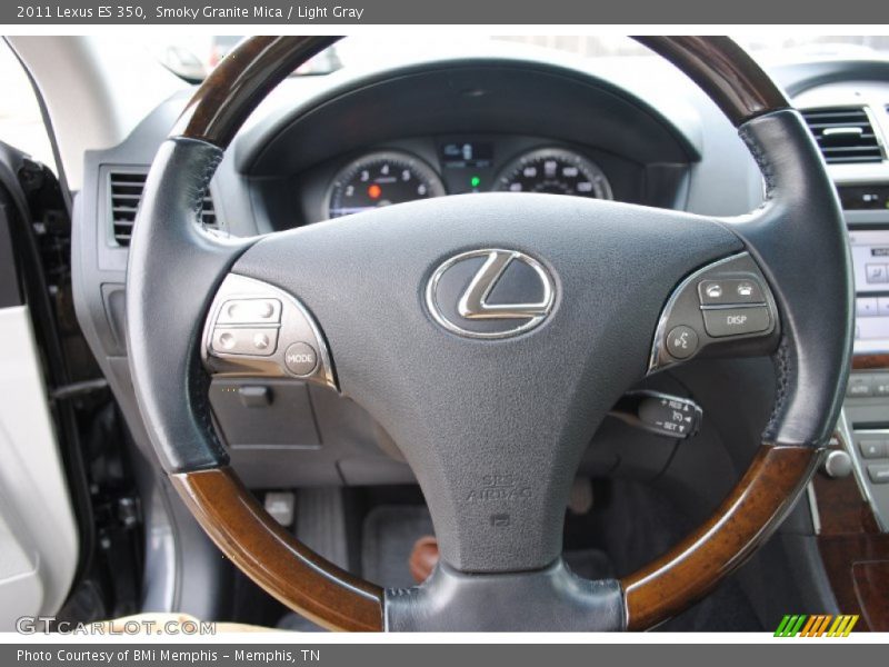 Smoky Granite Mica / Light Gray 2011 Lexus ES 350