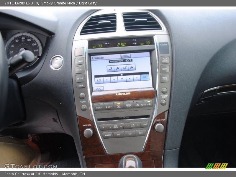 Smoky Granite Mica / Light Gray 2011 Lexus ES 350