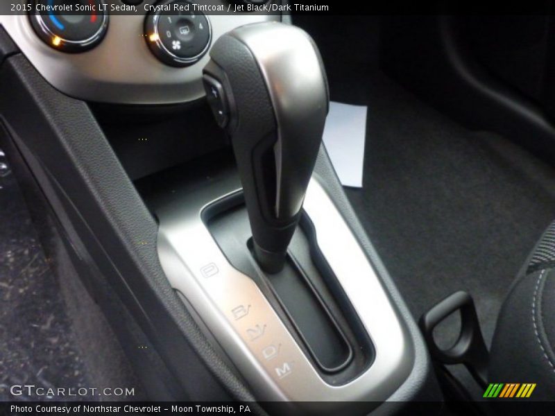 Crystal Red Tintcoat / Jet Black/Dark Titanium 2015 Chevrolet Sonic LT Sedan