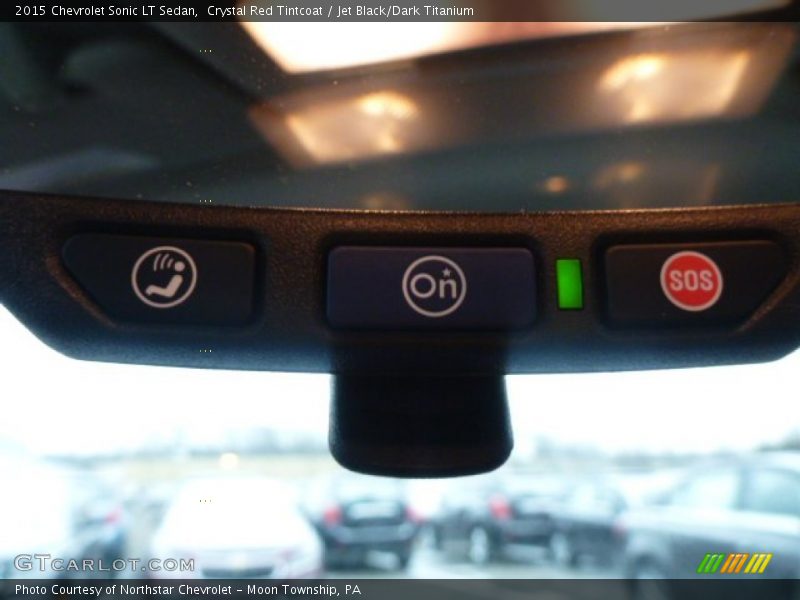 Crystal Red Tintcoat / Jet Black/Dark Titanium 2015 Chevrolet Sonic LT Sedan