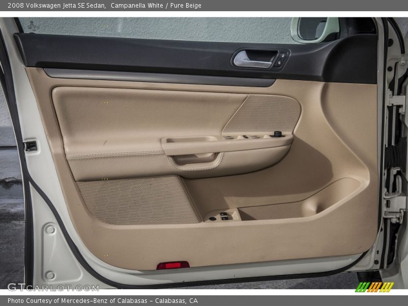 Door Panel of 2008 Jetta SE Sedan