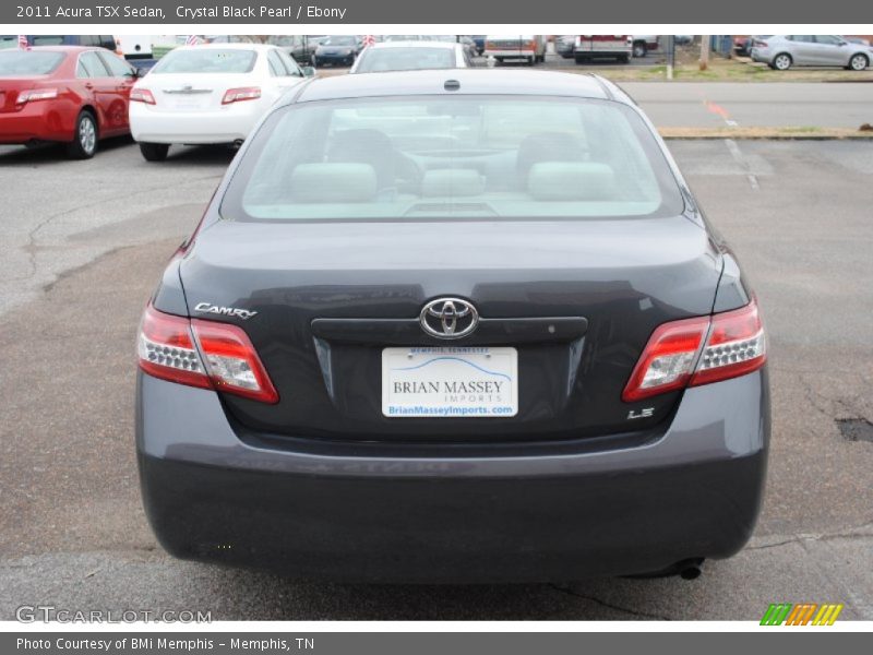 Crystal Black Pearl / Ebony 2011 Acura TSX Sedan