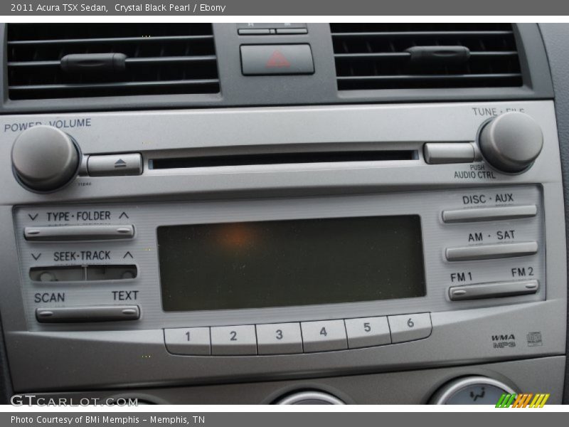 Crystal Black Pearl / Ebony 2011 Acura TSX Sedan