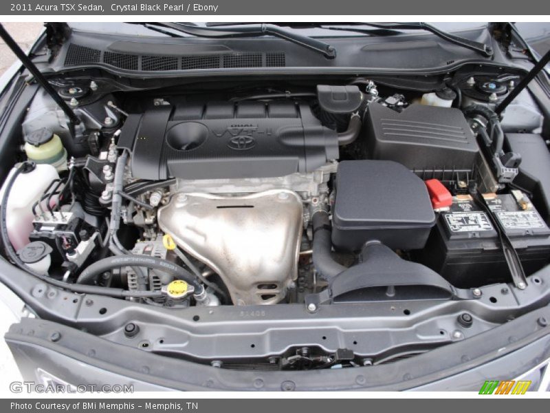 Crystal Black Pearl / Ebony 2011 Acura TSX Sedan