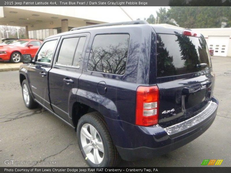 True Blue Pearl / Dark Slate Gray/Light Pebble Beige 2015 Jeep Patriot Latitude 4x4