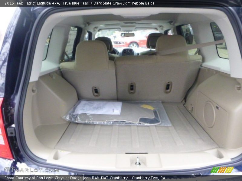 True Blue Pearl / Dark Slate Gray/Light Pebble Beige 2015 Jeep Patriot Latitude 4x4