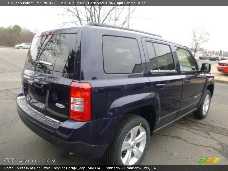 True Blue Pearl / Dark Slate Gray/Light Pebble Beige 2015 Jeep Patriot Latitude 4x4