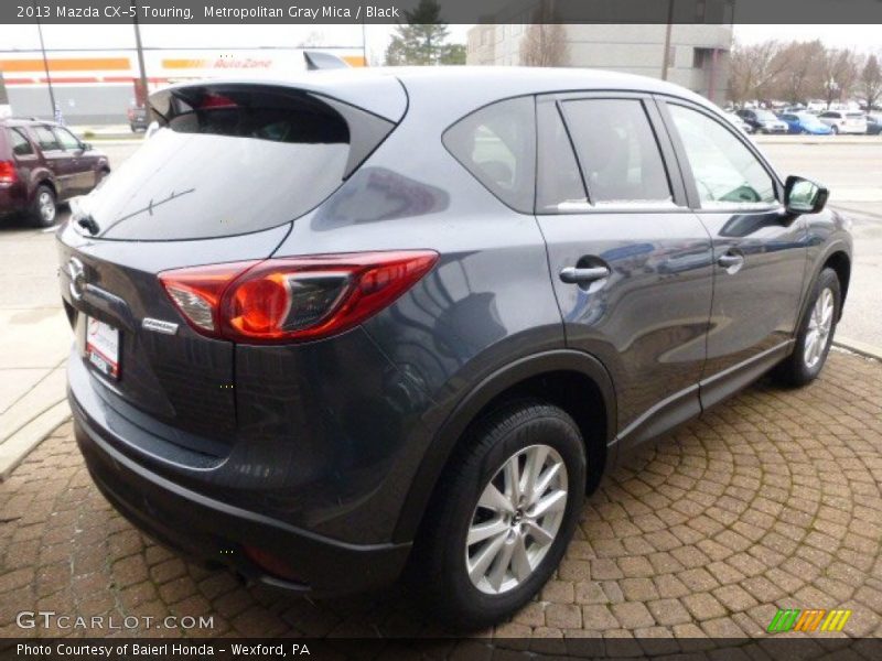 Metropolitan Gray Mica / Black 2013 Mazda CX-5 Touring