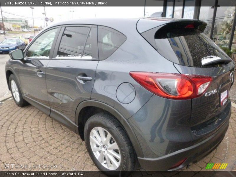 Metropolitan Gray Mica / Black 2013 Mazda CX-5 Touring