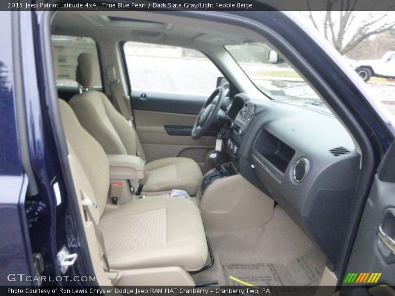 True Blue Pearl / Dark Slate Gray/Light Pebble Beige 2015 Jeep Patriot Latitude 4x4