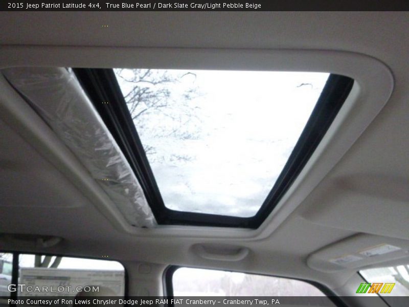 True Blue Pearl / Dark Slate Gray/Light Pebble Beige 2015 Jeep Patriot Latitude 4x4