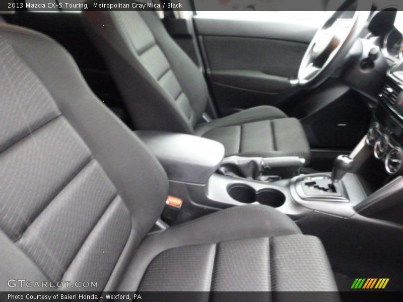 Metropolitan Gray Mica / Black 2013 Mazda CX-5 Touring