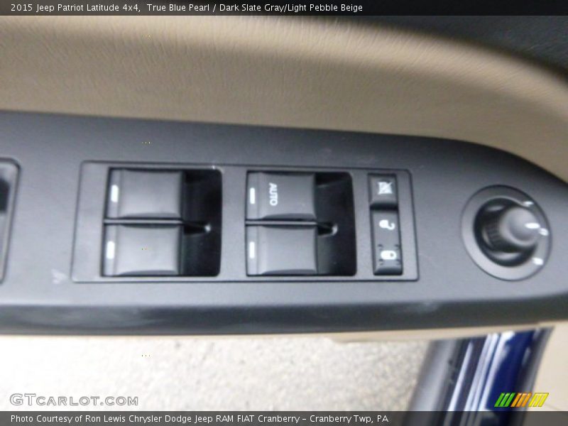 True Blue Pearl / Dark Slate Gray/Light Pebble Beige 2015 Jeep Patriot Latitude 4x4