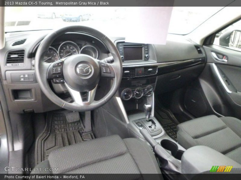 Metropolitan Gray Mica / Black 2013 Mazda CX-5 Touring