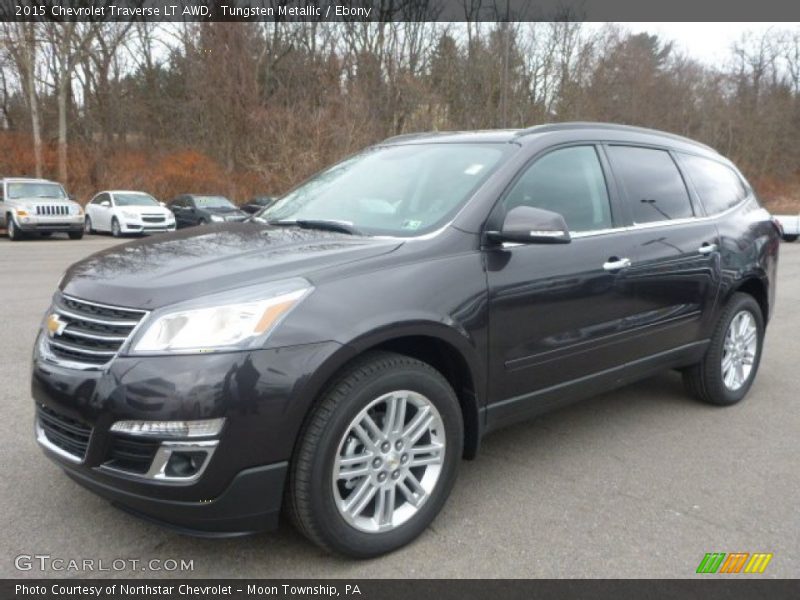 Tungsten Metallic / Ebony 2015 Chevrolet Traverse LT AWD