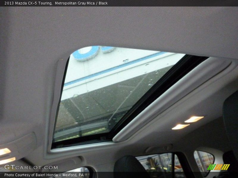 Metropolitan Gray Mica / Black 2013 Mazda CX-5 Touring