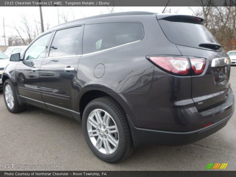 Tungsten Metallic / Ebony 2015 Chevrolet Traverse LT AWD