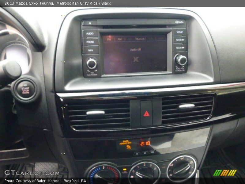 Metropolitan Gray Mica / Black 2013 Mazda CX-5 Touring