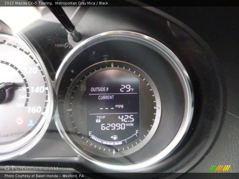 Metropolitan Gray Mica / Black 2013 Mazda CX-5 Touring