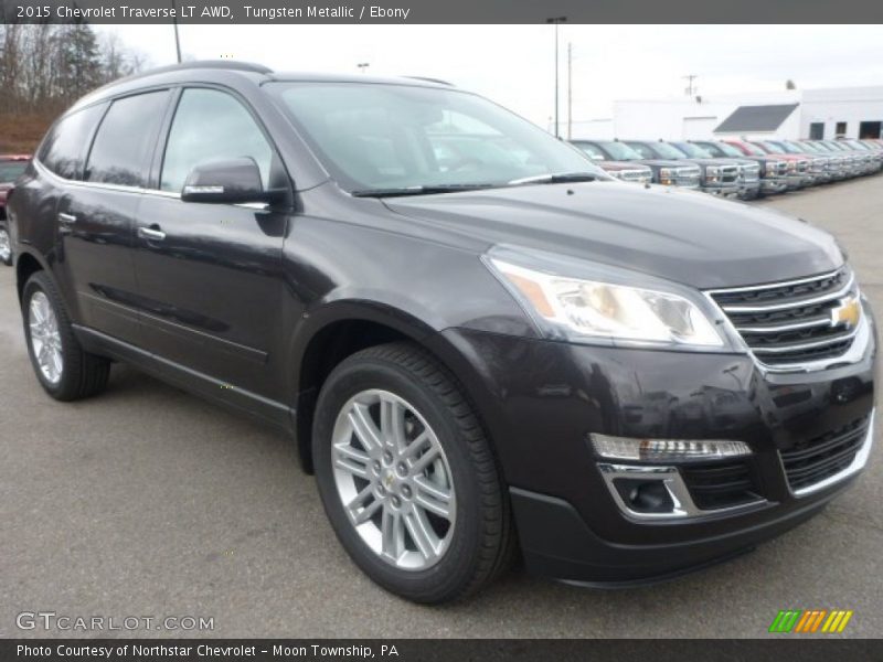 Tungsten Metallic / Ebony 2015 Chevrolet Traverse LT AWD