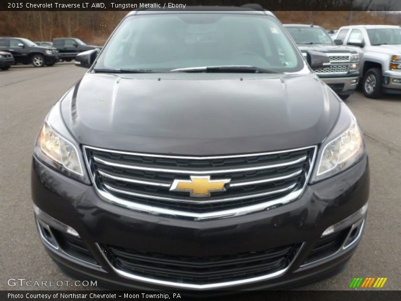 Tungsten Metallic / Ebony 2015 Chevrolet Traverse LT AWD