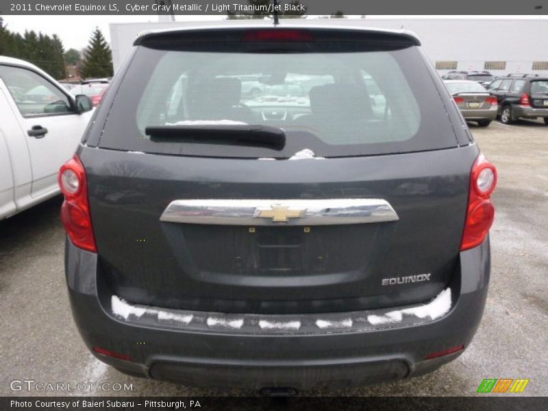Cyber Gray Metallic / Light Titanium/Jet Black 2011 Chevrolet Equinox LS