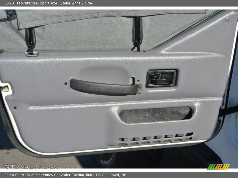 Stone White / Gray 1998 Jeep Wrangler Sport 4x4
