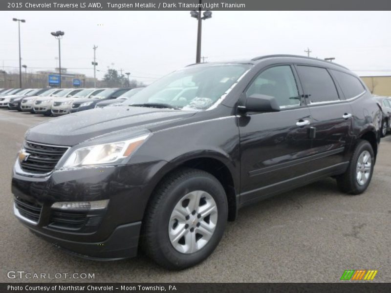 Tungsten Metallic / Dark Titanium/Light Titanium 2015 Chevrolet Traverse LS AWD