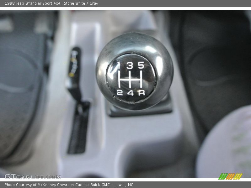 Stone White / Gray 1998 Jeep Wrangler Sport 4x4