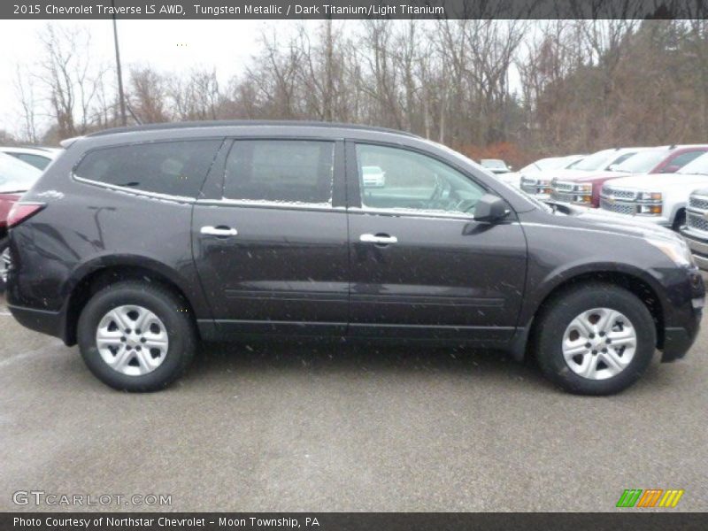 Tungsten Metallic / Dark Titanium/Light Titanium 2015 Chevrolet Traverse LS AWD