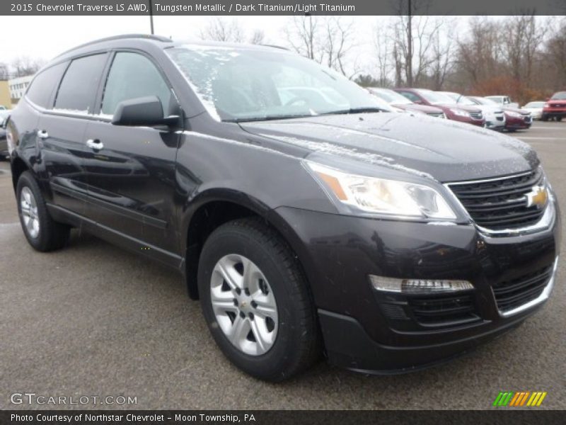 Tungsten Metallic / Dark Titanium/Light Titanium 2015 Chevrolet Traverse LS AWD