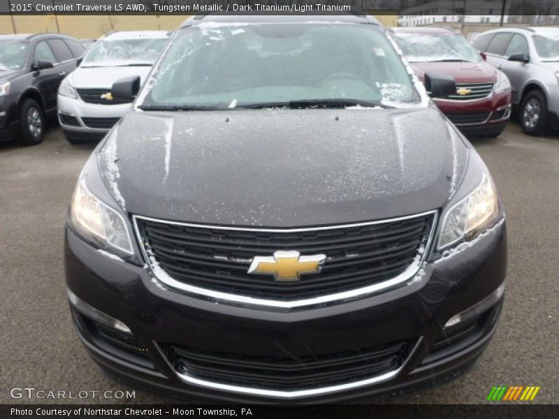 Tungsten Metallic / Dark Titanium/Light Titanium 2015 Chevrolet Traverse LS AWD