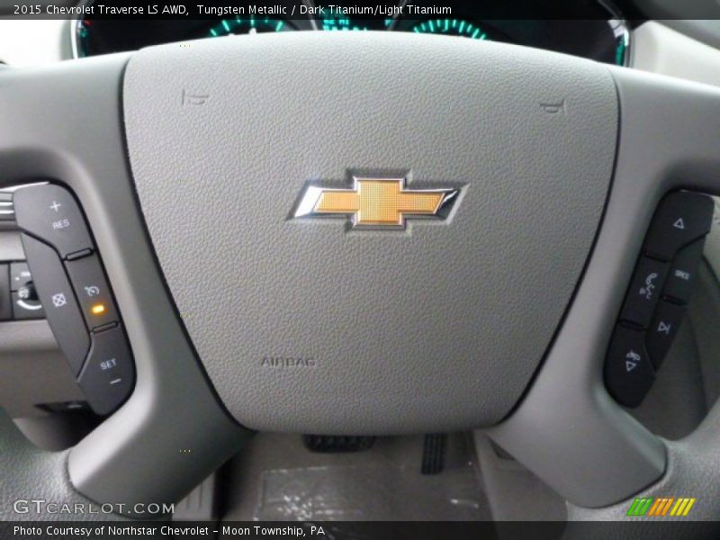 Tungsten Metallic / Dark Titanium/Light Titanium 2015 Chevrolet Traverse LS AWD