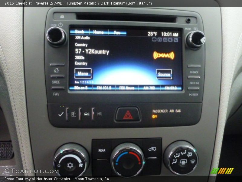 Tungsten Metallic / Dark Titanium/Light Titanium 2015 Chevrolet Traverse LS AWD