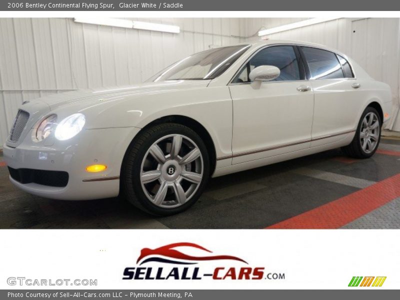 Glacier White / Saddle 2006 Bentley Continental Flying Spur