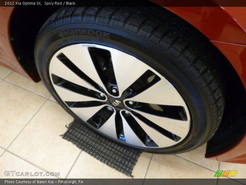 Spicy Red / Black 2012 Kia Optima SX