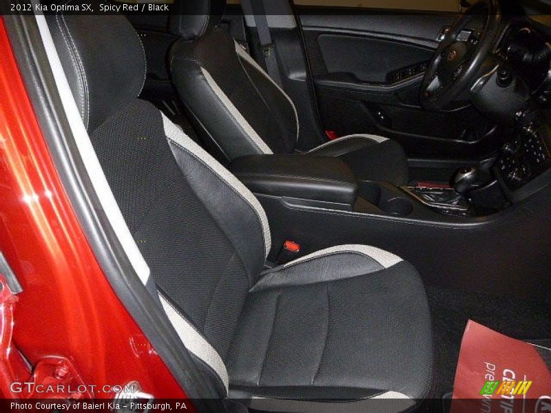 Spicy Red / Black 2012 Kia Optima SX