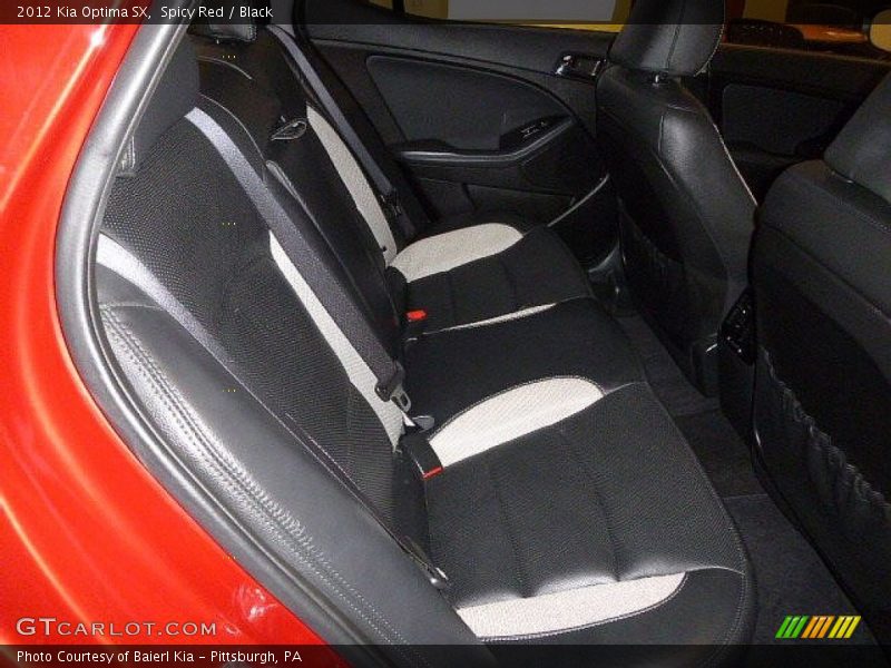 Spicy Red / Black 2012 Kia Optima SX