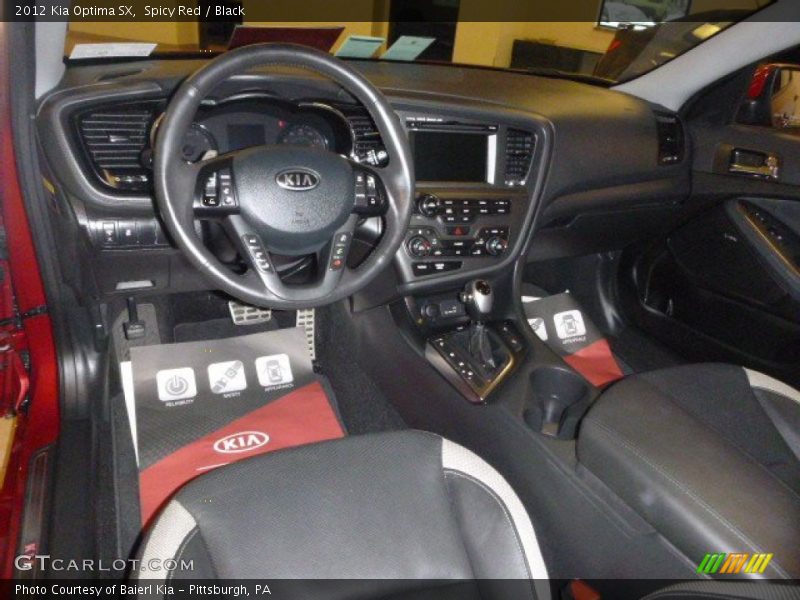 Spicy Red / Black 2012 Kia Optima SX