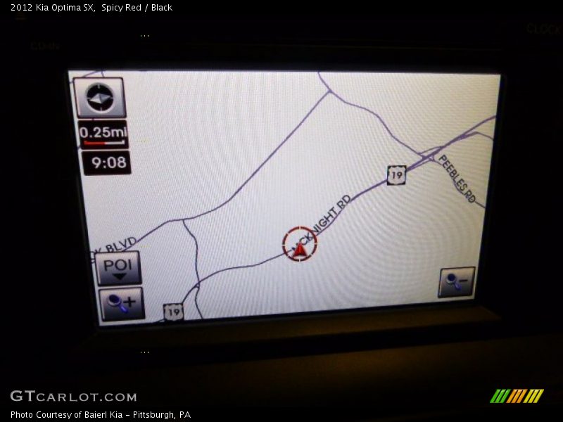 Spicy Red / Black 2012 Kia Optima SX