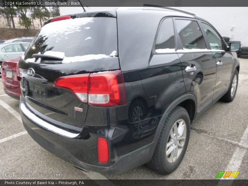 Ebony Black / Black 2014 Kia Sorento LX