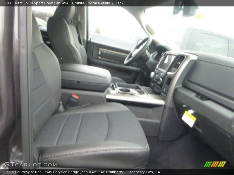 Granite Crystal Metallic / Black 2015 Ram 1500 Sport Crew Cab 4x4