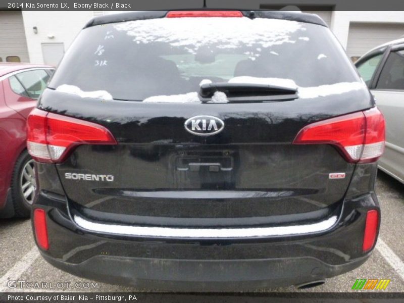 Ebony Black / Black 2014 Kia Sorento LX
