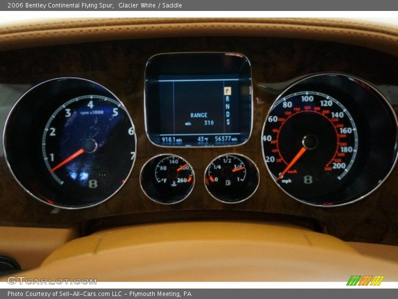 Glacier White / Saddle 2006 Bentley Continental Flying Spur