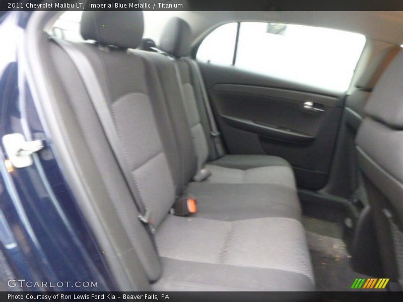 Imperial Blue Metallic / Titanium 2011 Chevrolet Malibu LT